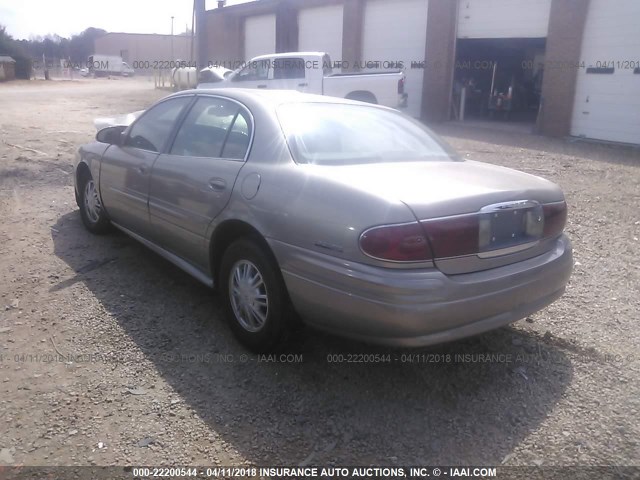 1G4HP54K424225231 - 2002 BUICK LESABRE CUSTOM GRAY photo 3