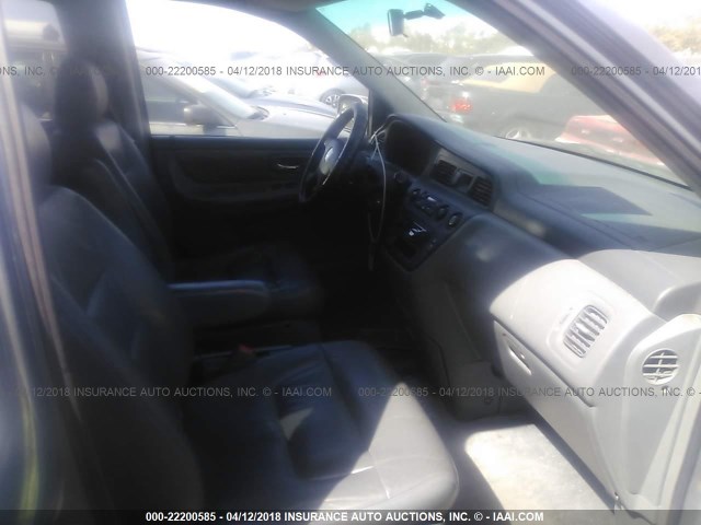 5FNRL18952B024905 - 2002 HONDA ODYSSEY EXL ნაცრისფერი ფოტო 5