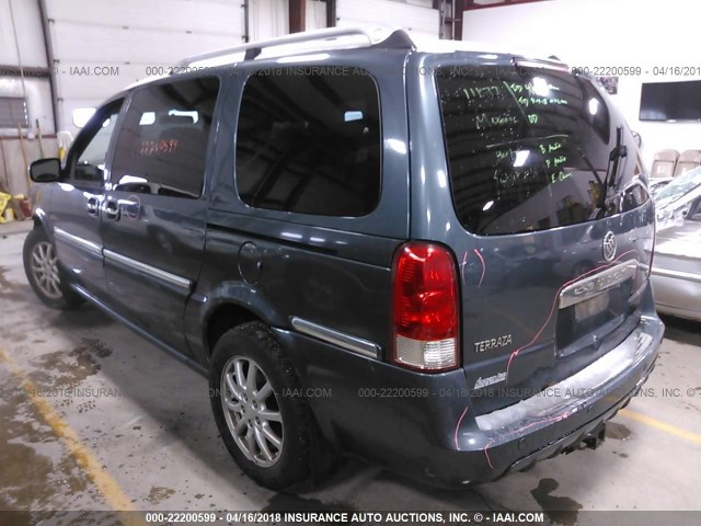 5GADV33L85D273036 - 2005 BUICK TERRAZA CXL BLUE photo 3