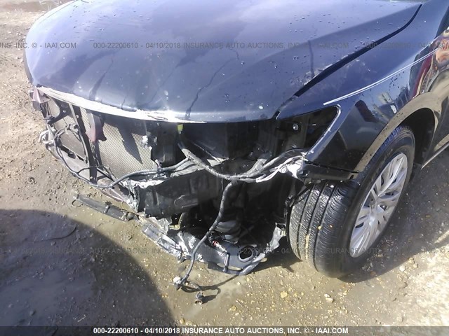 4T4BF1FK7CR261341 - 2012 TOYOTA CAMRY SE/LE/XLE BLACK photo 6