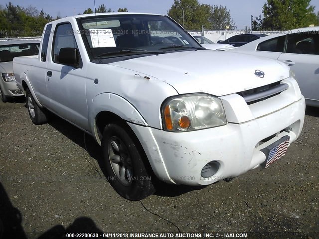 1N6DD26S61C376192 - 2001 NISSAN FRONTIER KING CAB XE WHITE photo 1
