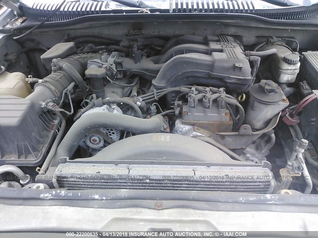 1FMZU73E25UB16534 - 2005 FORD EXPLORER XLT/XLT SPORT/NBX 银色 照片 10