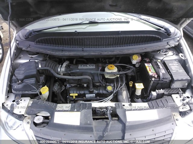 2C8GP64L93R147976 - 2003 CHRYSLER TOWN & COUNTRY LIMITED SILVER photo 10