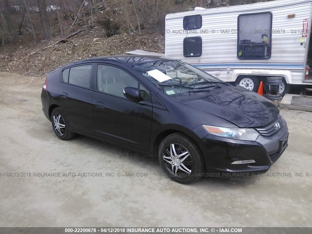 JHMZE2H78AS033936 - 2010 HONDA INSIGHT EX შავი ფოტო 1