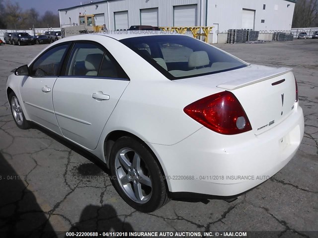 1G2ZG558664253781 - 2006 PONTIAC G6 SE1 WHITE photo 3