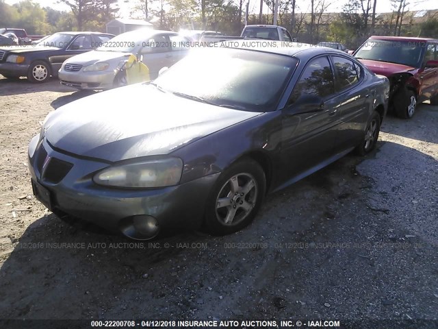 2G2WP552X61168310 - 2006 PONTIAC GRAND PRIX BLUE photo 2