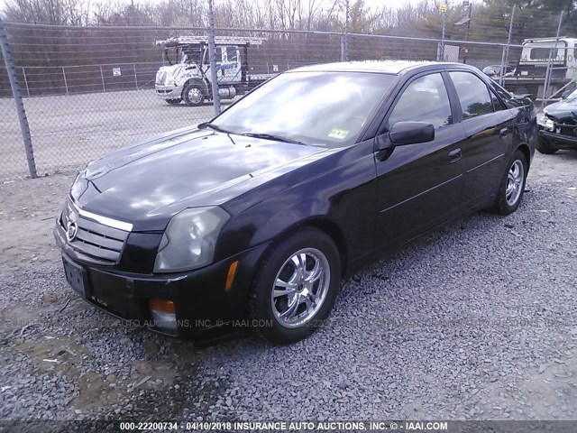 1G6DM57N230164930 - 2003 CADILLAC CTS BLACK photo 2