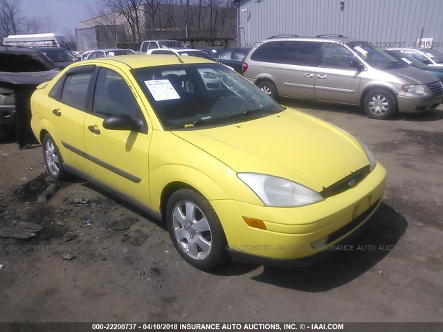 1FAFP34371W271380 - 2001 FORD FOCUS SE/SE SPORT YELLOW photo 1