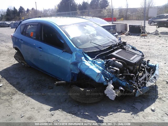 JM1BL1H49A1231682 - 2010 MAZDA SPEED 3 蓝色 照片 1