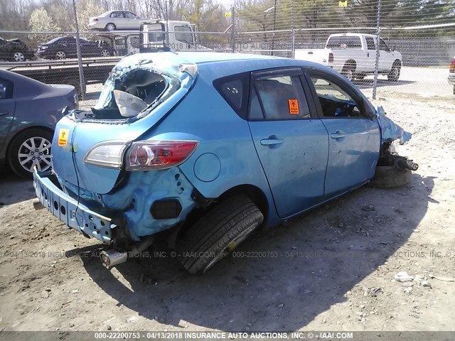 JM1BL1H49A1231682 - 2010 MAZDA SPEED 3 蓝色 照片 4