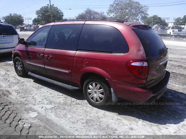 2C8GP54L05R247056 - 2005 CHRYSLER TOWN & COUNTRY TOURING BURGUNDY photo 3