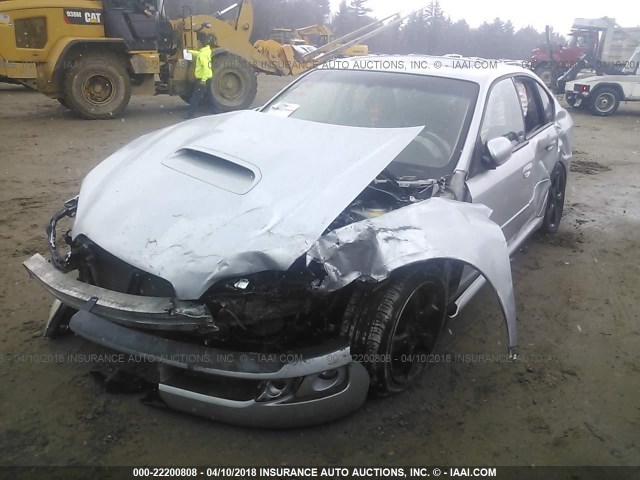 4S3BL676664212531 - 2006 SUBARU LEGACY GT LIMITED SILVER photo 2