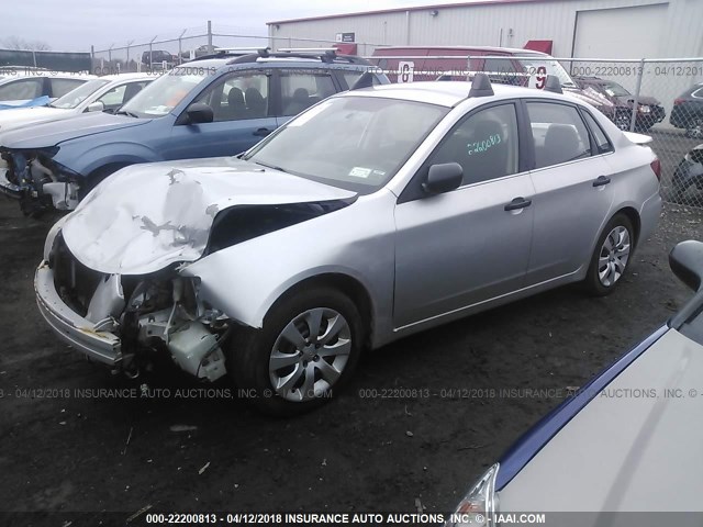 JF1GE61648G506591 - 2008 SUBARU IMPREZA 2.5I GRAY photo 2