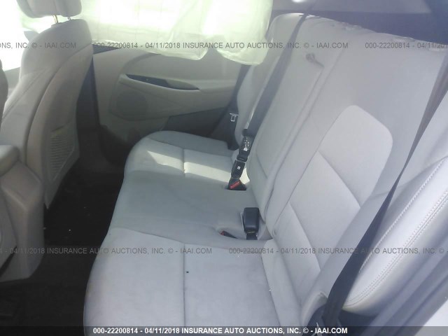 KM8J23A4XGU152156 - 2016 HYUNDAI TUCSON SE SILVER photo 8