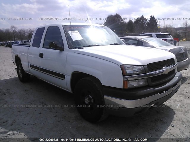 1GCEC19X24Z104171 - 2004 CHEVROLET SILVERADO C1500 WHITE photo 1