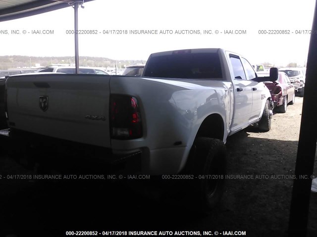 3C63RRGL0GG106016 - 2016 RAM 3500 ST WHITE photo 4