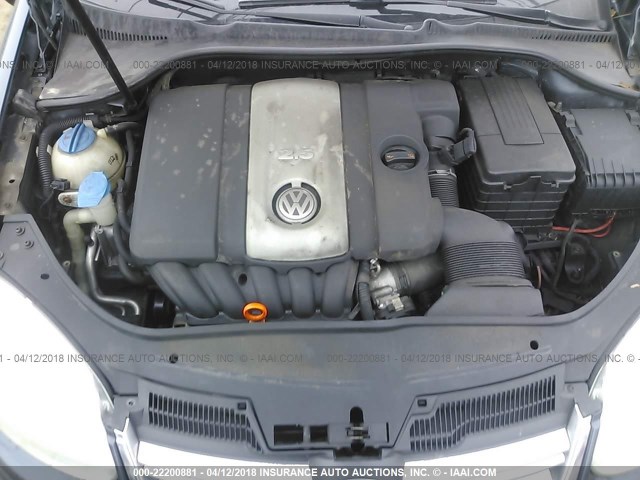 3VWJZ71K68M041211 - 2008 VOLKSWAGEN JETTA S 灰色 照片 10