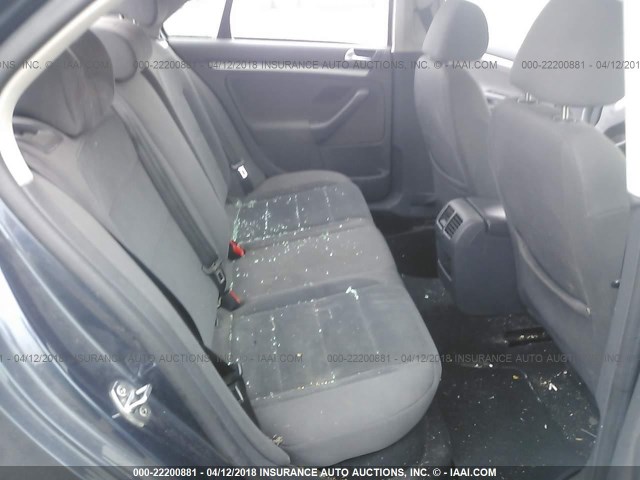 3VWJZ71K68M041211 - 2008 VOLKSWAGEN JETTA S 灰色 照片 8