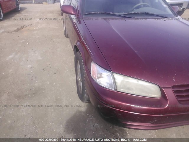 JT2BF22K8X0231832 - 1999 TOYOTA CAMRY LE/XLE BURGUNDY photo 6