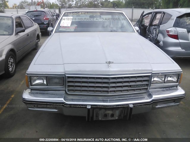 1G1AN69H2CX113499 - 1982 CHEVROLET CAPRICE CLASSIC GRAY photo 6