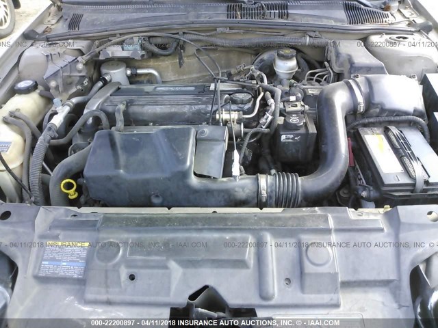 1G1JF12F257155232 - 2005 CHEVROLET CAVALIER LS TAN photo 10