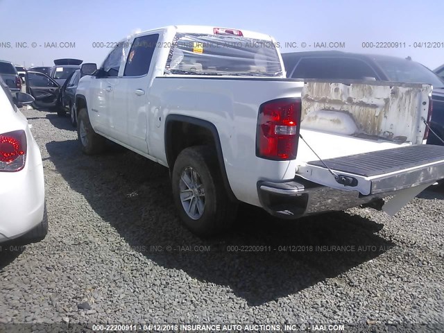 3GTU2UEC2FG231783 - 2015 GMC SIERRA K1500 SLE WHITE photo 3