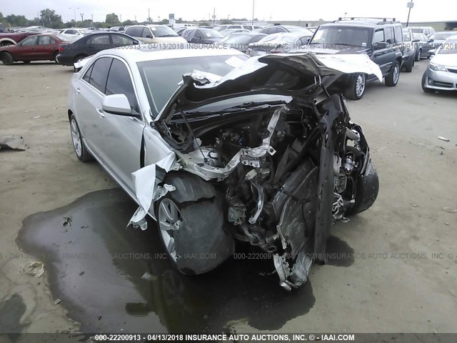 1G6AA5RA9E0106242 - 2014 CADILLAC ATS SILVER photo 1