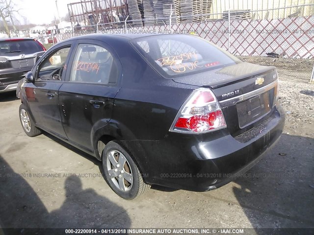 KL1TD5DE4BB191957 - 2011 CHEVROLET AVEO LS/LT GRAY photo 3