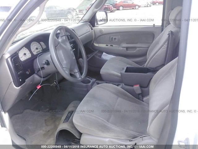 5TEGN92N72Z102282 - 2002 TOYOTA TACOMA DOUBLE CAB PRERUNNER WHITE photo 5