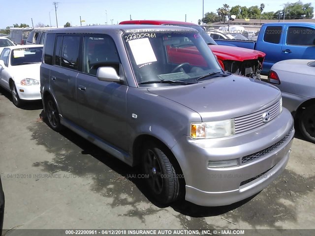 JTLKT334540152611 - 2004 TOYOTA SCION XB SILVER photo 1