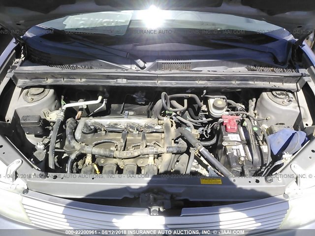 JTLKT334540152611 - 2004 TOYOTA SCION XB SILVER photo 10