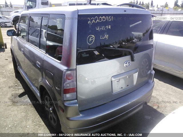 JTLKT334540152611 - 2004 TOYOTA SCION XB SILVER photo 3