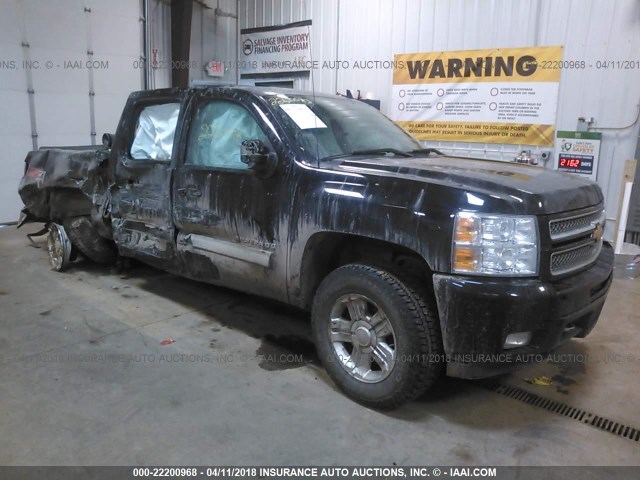 3GCPKTE77DG256900 - 2013 CHEVROLET SILVERADO K1500 LTZ BLACK photo 1