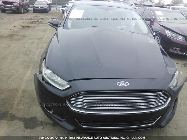 3FA6P0K96ER167395 - 2014 FORD FUSION TITANIUM BLACK photo 6