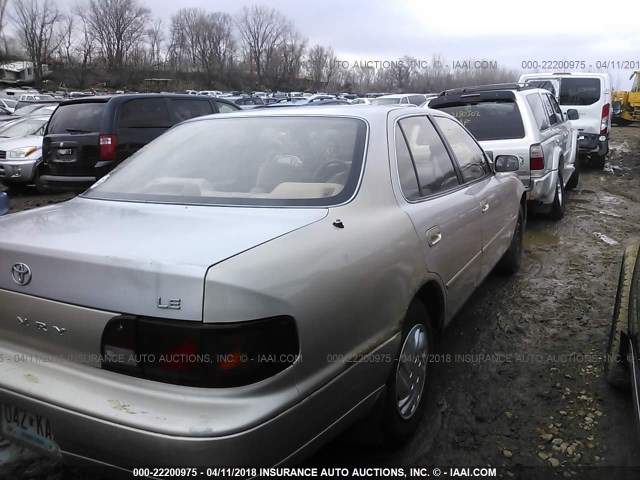 4T1BG12K9TU906942 - 1996 TOYOTA CAMRY DX/LE/XLE Champagne photo 4