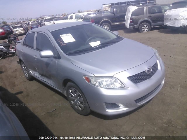 JTDBL40E69J046765 - 2009 TOYOTA COROLLA LE/XLE SILVER photo 1