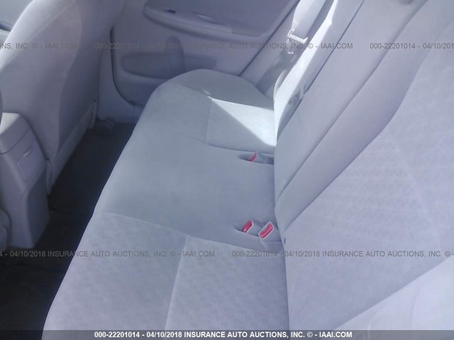 JTDBL40E69J046765 - 2009 TOYOTA COROLLA LE/XLE SILVER photo 8