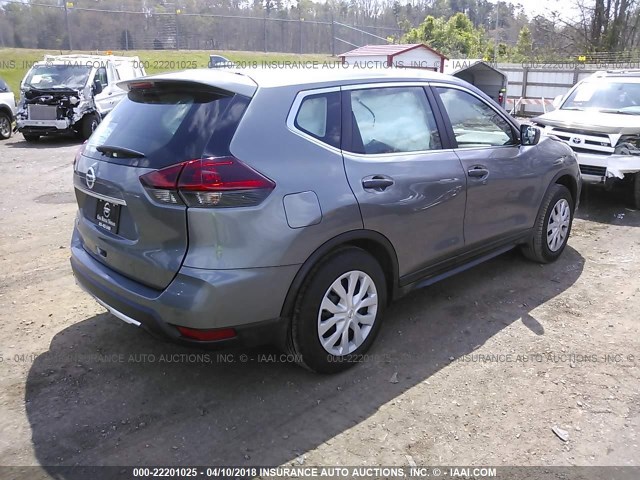 5N1AT2MT5JC700393 - 2018 NISSAN ROGUE S/SL GRAY photo 4