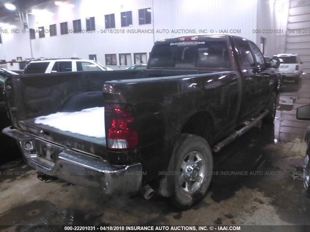 3C6UR5JL4DG570931 - 2013 RAM 2500 SLT BROWN photo 4