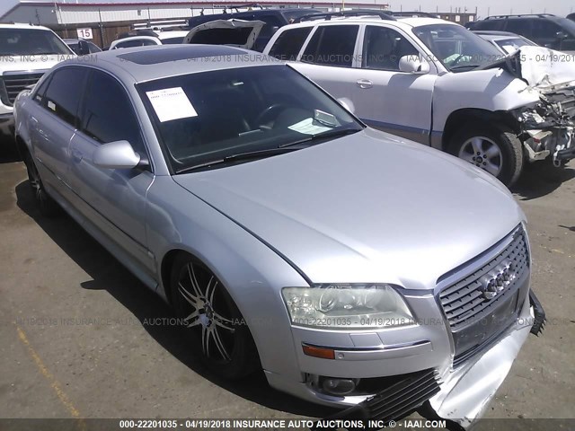 WAUML44E96N018477 - 2006 AUDI A8 L QUATTRO SILVER photo 1