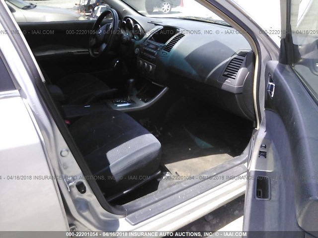 1N4AL11D55N905174 - 2005 NISSAN ALTIMA S/SL SILVER photo 5