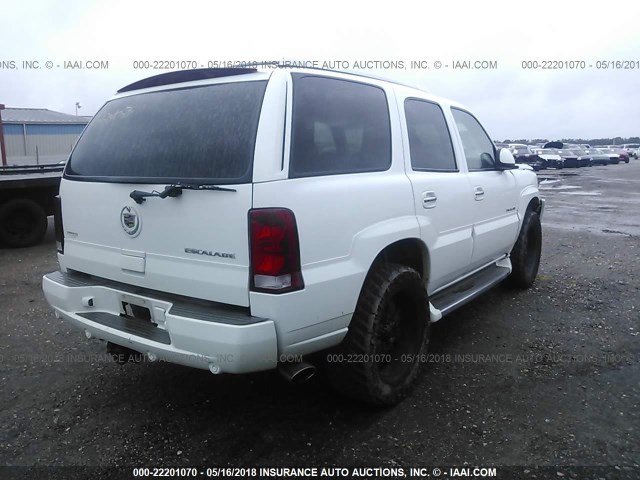 1GYEK63N42R112349 - 2002 CADILLAC ESCALADE LUXURY WHITE photo 4