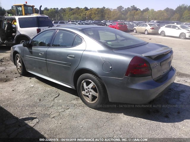 2G2WP522741362259 - 2004 PONTIAC GRAND PRIX GT GRAY photo 3