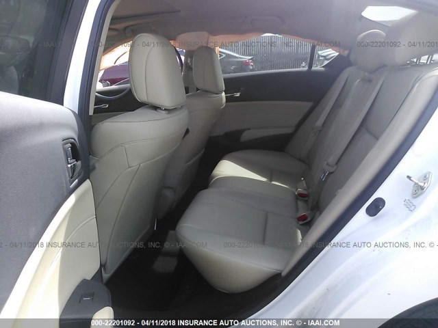 19VDE1F75EE014562 - 2014 ACURA ILX 20 TECH WHITE photo 8