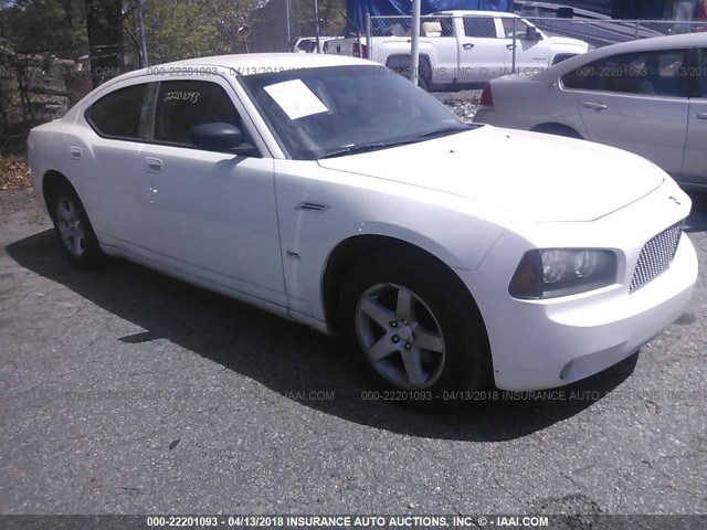 2B3KA33V09H593819 - 2009 DODGE CHARGER SXT WHITE photo 1