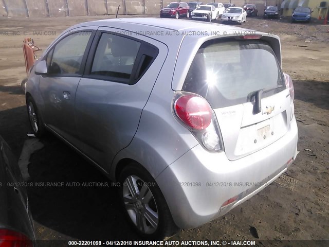 KL8CA6S95DC510267 - 2013 CHEVROLET SPARK LS GRAY photo 3