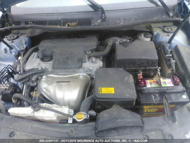 4T1BF1FK4CU620400 - 2012 TOYOTA CAMRY SE/LE/XLE 浅蓝色 照片 10