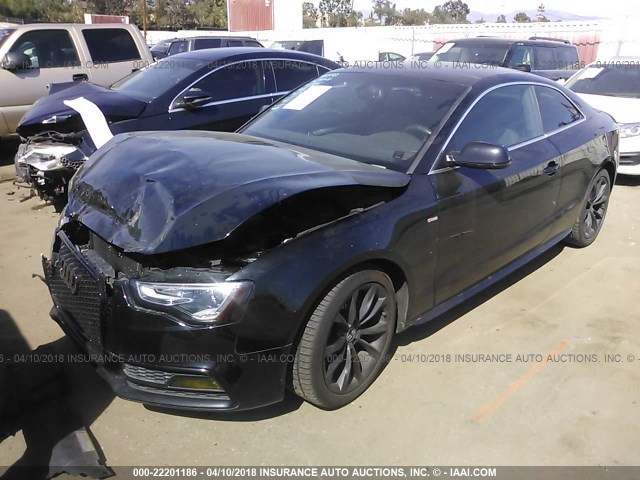 WAUWFAFR9EA022257 - 2014 AUDI A5 PRESTIGE BLACK photo 2