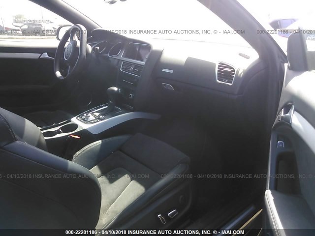 WAUWFAFR9EA022257 - 2014 AUDI A5 PRESTIGE BLACK photo 5