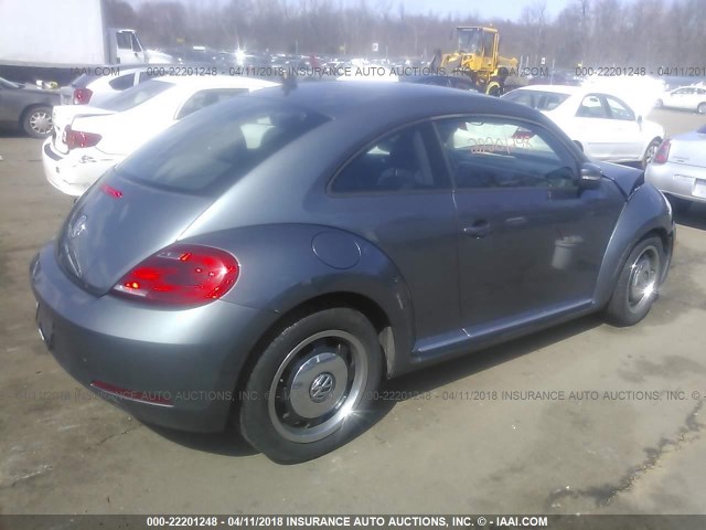 3VWJP7AT5CM621833 - 2012 VOLKSWAGEN BEETLE GRAY photo 4